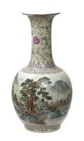 A Chinese Porcelain Bottle Vase