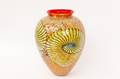 Satava Art Glass Nautilus Shell Vase