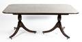 A Georgian Style Double Pedestal Table