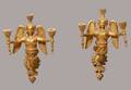 90 Pair 19th Cent Giltwood Winged Angel Sconces