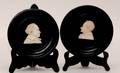 74 Two Continental Ivory Portrait Plaques