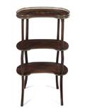 A Continental Marquetry Etagere