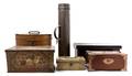 A Collection of Wood and Tole Boxes