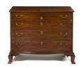 A Georgian Style Mahogany Chest of Drawers