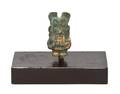 A MesoAmerican Style Gilt Clad Figure