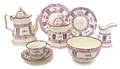 An English Partial Tea Service James Edwards Ironstone China