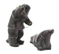 Two Inuit Stone Carvings