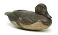 A Carved Wood and Polychrome Painted Decoy