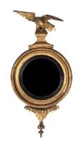 A Federal Giltwood Bullseye Mirror