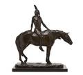 An American Bronze Figural Group Charles Henry Humphriss American 18671934