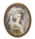 A Continental Portrait Miniature on Ivory