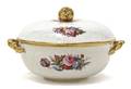 A Continental Porcelain Covered Serving Dish