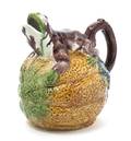 A Majolica Figural Ewer