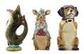 A Collection of Majolica Figures