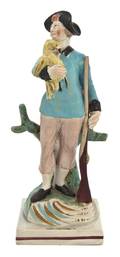 A Staffordshire Pottery Figure