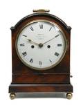 An English Mahogany Bracket Clock Morice