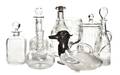 A Collection of Cut Molded and Etched Glass Articles