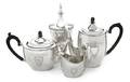 An English Silver Tea Set Elkington  Co