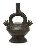 A PreColumbian Ceramic Stirrup Vessel