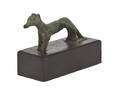 A Bronze Figure of a Dog