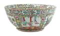 A Chinese Rose Medallion Punch Bowl