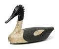 A Carved Wood and Polychrome Painted Decoy