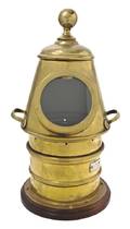 An American Brass Cased Binnacle Compass Negas