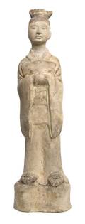 A Large Pottery Model of a Foreign Official