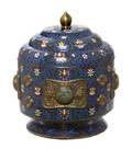 A Cloisonne Covered Vessel