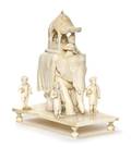 An Indian Ivory Figural Group