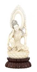 A Southeast Asian Carved Ivory Figure