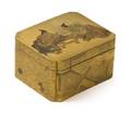 A Japanese Gilt and Lacquered Box