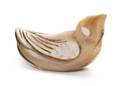 A Mother of Pearl Netsuke of a Bird