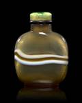 A Banded Agate Snuff Bottle