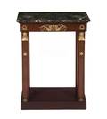 An Empire Gilt Bronze Mounted Mahogany Console Table