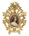A Porcelain Portrait Plaque