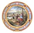 A Royal Vienna Porcelain Cabinet Plate