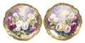 A Pair of Lazeyras Rosenfeld and Lehman Porcelain Chargers Limoges