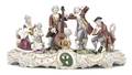 A Dresden Porcelain Figural Group