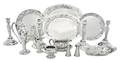 A Collection of American Art Nouveau Sterling Silver Wedding Holloware Lebolt  Co