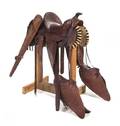 A D E Walker Visalia Highly Tooled Saddle