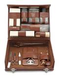 An English Silver Mounted Gentlemans Dressing Set George Carsberg  Son