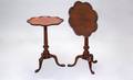 104 Pair English Scallop Top Tilt Top Tripodal Tables