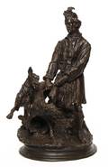 A French Bronze Figural Group PJ Mene