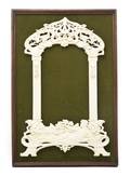 A Continental Art Nouveau Carved Ivory Frame
