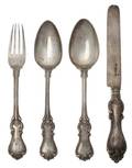 A Russian Silver Place Setting Nichols  Plinke