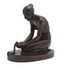 An Austrian Bronze Figural Group H Muller