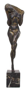 An Art Deco Cast Metal Figure