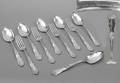 62 Reed Barton LaMarquise 10 Pieces Sterling Flatware