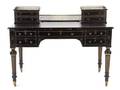 An English Ebonized Writing Desk Holland  Sons